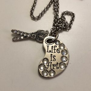 Brighton Life Is Art necklace